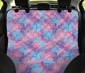 Floral Sparkle Print Pet Car Back Seat Cover