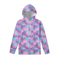 Floral Sparkle Print Pullover Hoodie