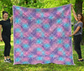 Floral Sparkle Print Quilt
