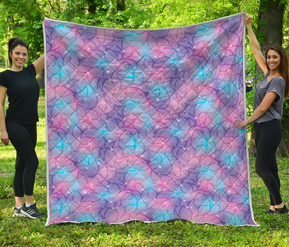 Floral Sparkle Print Quilt