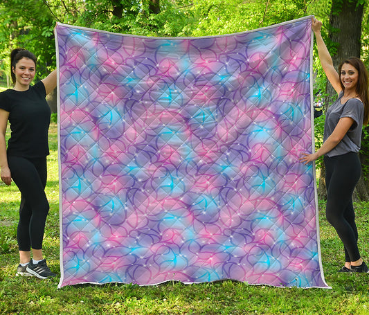 Floral Sparkle Print Quilt