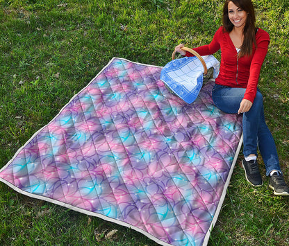 Floral Sparkle Print Quilt