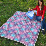 Floral Sparkle Print Quilt
