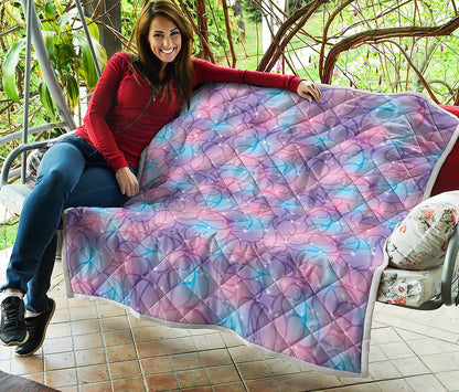 Floral Sparkle Print Quilt