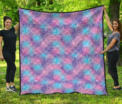 Floral Sparkle Print Quilt