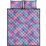 Floral Sparkle Print Quilt Bed Set