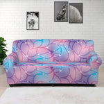 Floral Sparkle Print Sofa Cover