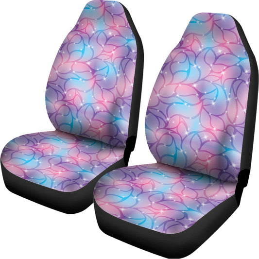 Floral Sparkle Print Universal Fit Car Seat Covers