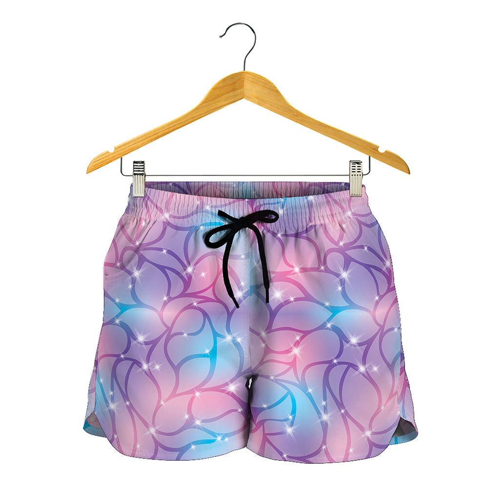 Floral Sparkle Print Women's Shorts