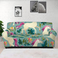 Floral Unicorn Pattern Print Sofa Cover