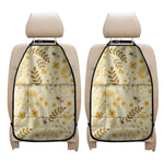Flower Bee Pattern Print Car Seat Organizers
