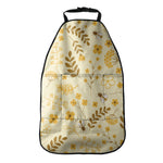 Flower Bee Pattern Print Car Seat Organizers
