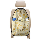Flower Bee Pattern Print Car Seat Organizers