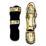 Flower Bee Pattern Print Muay Thai Shin Guard