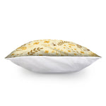 Flower Bee Pattern Print Pillow Cover