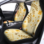 Flower Bee Pattern Print Universal Fit Car Seat Covers