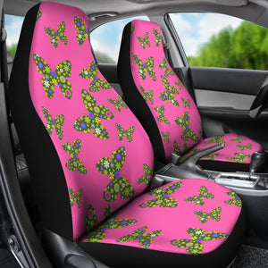 Flower Butterfly Universal Fit Car Seat Covers GearFrost