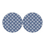 Flower Denim Jeans Pattern Print Car Coasters