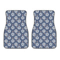 Flower Denim Jeans Pattern Print Front Car Floor Mats