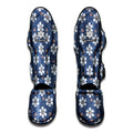 Flower Denim Jeans Pattern Print Muay Thai Shin Guards