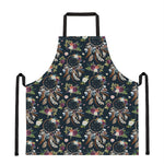 Flower Dream Catcher Pattern Print Apron