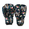 Flower Dream Catcher Pattern Print Boxing Gloves