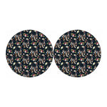 Flower Dream Catcher Pattern Print Car Coasters