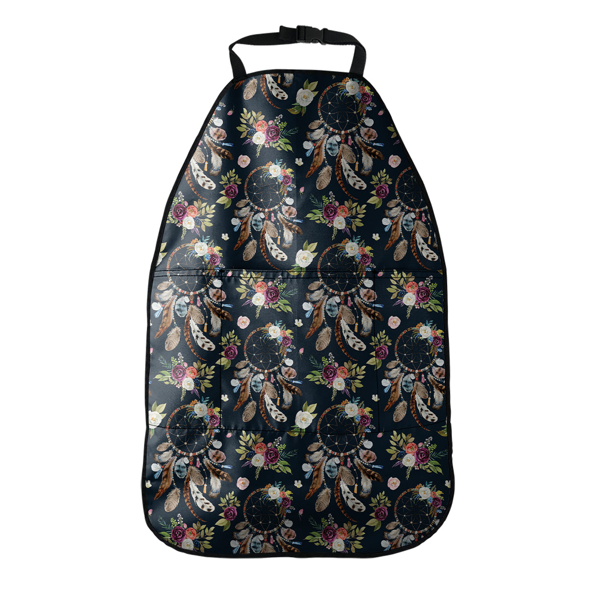 Flower Dream Catcher Pattern Print Car Seat Organizers
