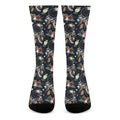 Flower Dream Catcher Pattern Print Crew Socks