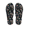 Flower Dream Catcher Pattern Print Flip Flops