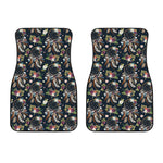 Flower Dream Catcher Pattern Print Front Car Floor Mats