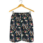 Flower Dream Catcher Pattern Print Men's Shorts