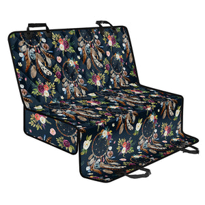 Flower Dream Catcher Pattern Print Pet Car Back Seat Cover