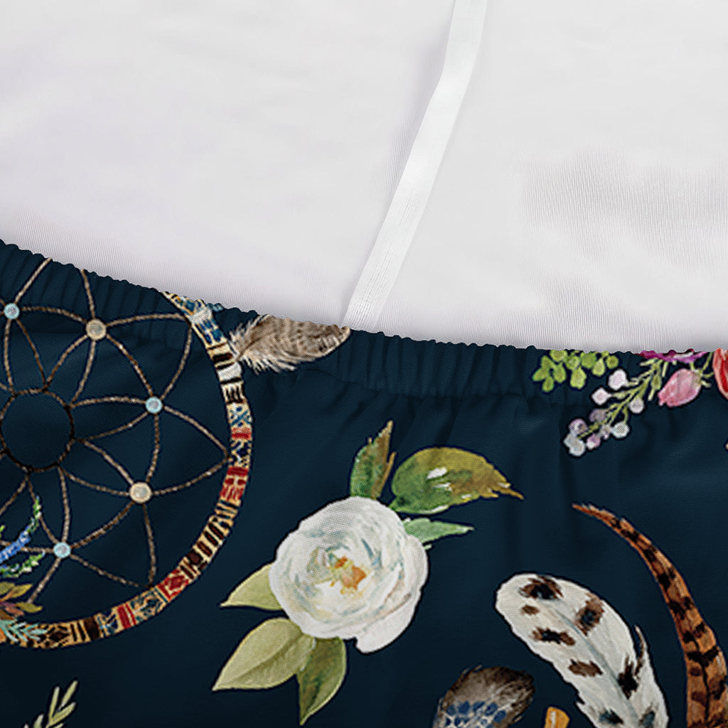 Flower Dream Catcher Pattern Print Sofa Cover