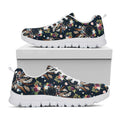 Flower Dream Catcher Pattern Print White Running Shoes