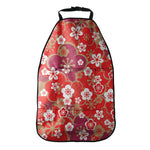 Flower Kimono Pattern Print Car Seat Organizers