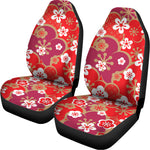 Flower Kimono Pattern Print Universal Fit Car Seat Covers