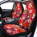 Flower Kimono Pattern Print Universal Fit Car Seat Covers
