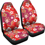 Flower Kimono Pattern Print Universal Fit Car Seat Covers