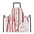 Flowing Red Blood Print Apron