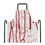 Flowing Red Blood Print Apron