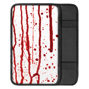 Flowing Red Blood Print Car Center Console Cover