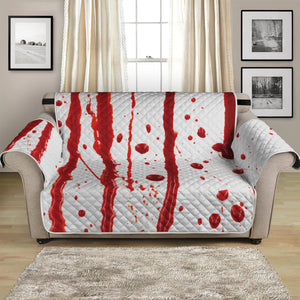 Flowing Red Blood Print Loveseat Protector