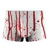 Flowing Red Blood Print Men's Boxer Briefs