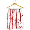 Flowing Red Blood Print Men's Shorts