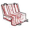 Flowing Red Blood Print Pet Car Back Seat Cover