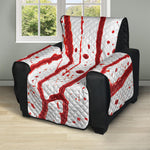 Flowing Red Blood Print Recliner Protector