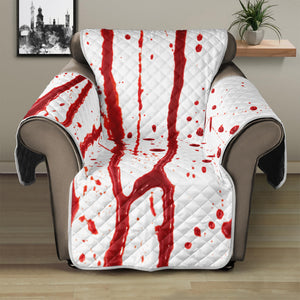 Flowing Red Blood Print Recliner Protector