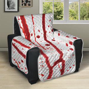 Flowing Red Blood Print Recliner Protector