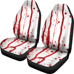 Flowing Red Blood Print Universal Fit Car Seat Covers